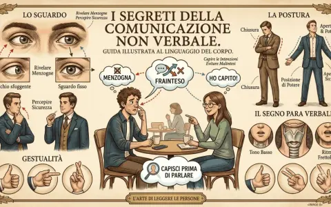 I gesti sono le parole più importanti: un'illustrazione sui segreti della comunicazione non verbale, dallo sguardo alla postura, dalla gestualità al paraverbale.