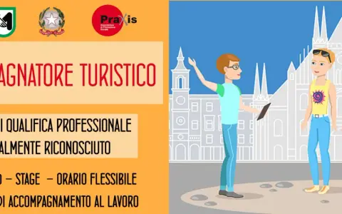 Corso di accompagnatore turistico: qualifica professionale legalmente riconosciuta, 400 ore, stage e orario flessibile.