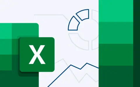 Logo Excel con grafici stilizzati. Ideale per un corso gestione aziendale online gratis.