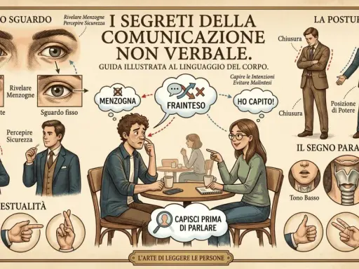 I gesti sono le parole più importanti: un'illustrazione sui segreti della comunicazione non verbale, dallo sguardo alla postura, dalla gestualità al paraverbale.