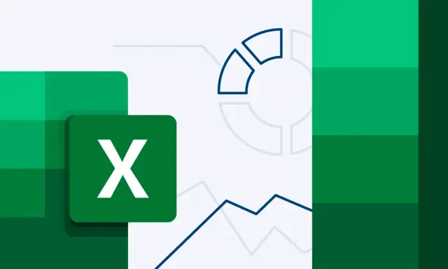 Logo Excel con grafici stilizzati. Ideale per un corso gestione aziendale online gratis.