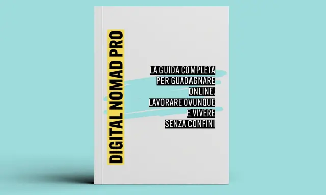 La guida "Digital Nomad Pro" per guadagnare online, lavorare ovunque e vivere senza confini, ideale per chi sogna di andare a vivere all'estero.